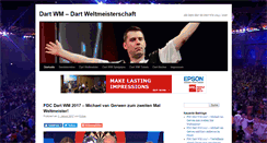 Desktop Screenshot of dart-weltmeisterschaft.de