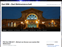 Tablet Screenshot of dart-weltmeisterschaft.de